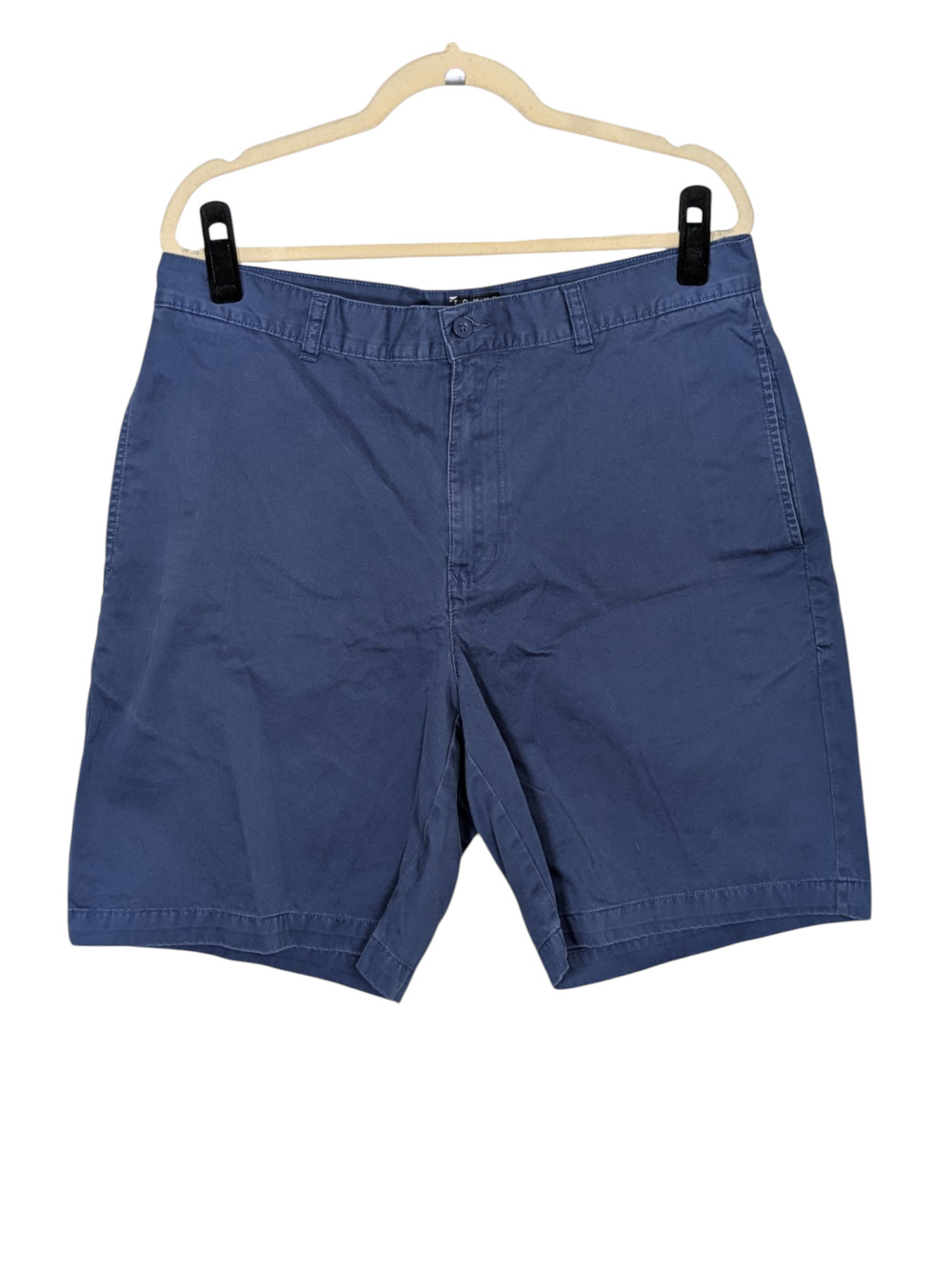 Tommy Hilfiger Men's Size 34 Blue Chino Shorts 100% Cotton 8.5" Inseam